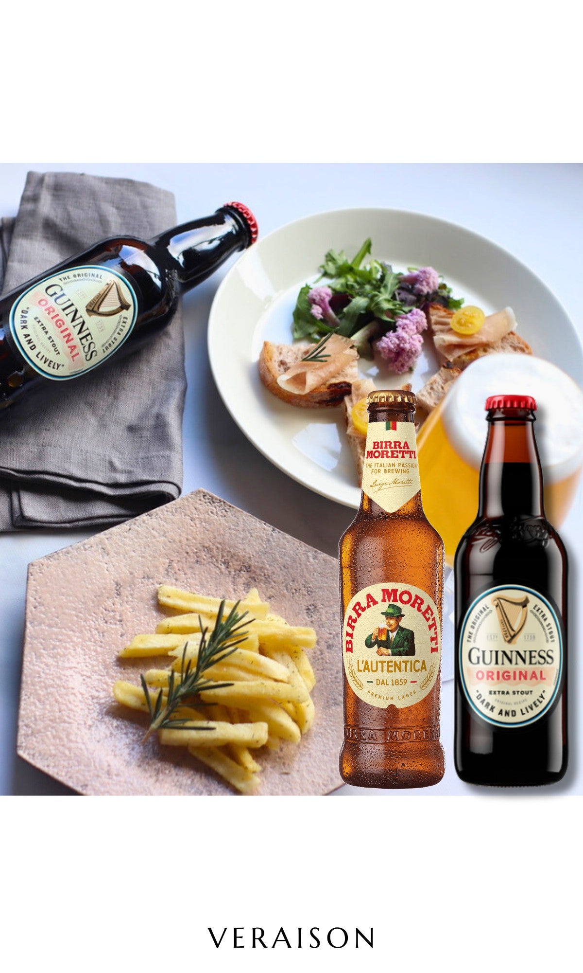 ビール 2本 おつまみ ギフト ローズマリー国産ポテト モレッティ 
